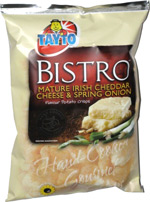 Tayto Bistro Mature Irish Cheddar Cheese & Spring Onion Flavour Potato Crisps