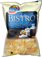 Tayto Bistro Crushed Sea Salt & Aged Malt Vinegar Flavour Potato Crisps