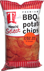 Tedeschi Select Premium BBQ Potato Chips