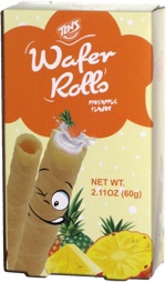 Tens Wafer Rolls Pineapple Flavor