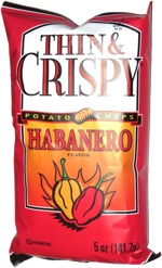 Thin & Crispy Potato Chips Habanero Flavor