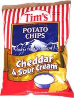 Tim's Cascade Style Potato Chips Cheddar & Sour Cream