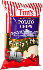 Tim's Potato Chips Cotija y Chile