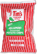 Tim's Cascade Style Hot Jalapeño Seasoned Potato Chips