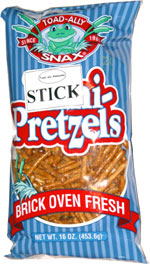 Toad-Ally Snax Stick Pretzels