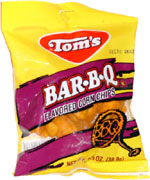 Tom's Bar-B-Q Flavored Corn Chips