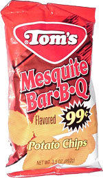 Tom's Mesquite Bar-B-Q Flavored Potato Chips