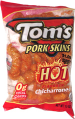 Tom's Pork Skins Hot