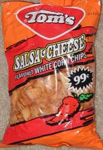 Tom's Salsa & Cheese Flavored White Corn Chips