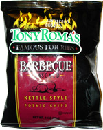 Tony Roma's Barbecue Seasoned Kettle Style Potato Chips