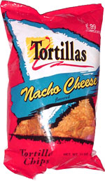 Tortillas Nacho Cheese Flavored Tortilla Chips