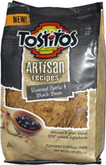 Tostitos Artisan Recipes Roasted Garlic & Black Bean