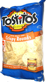 Tostitos 100% White Corn Crispy Rounds