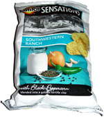 Tostitos Sensations Southwestern Ranch with Black Peppercorn Tortilla Chips