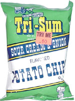 Tri-Sum Sour Cream & Onion Flavored Potato Chips