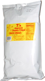 T's Gourmet Potato Chips Garlic Blend