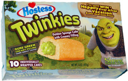 Hostess Twinkies Ogre Green Creamy Filling