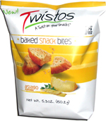 Twistos Baked Snack Bites Asiago