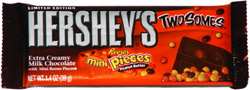Hershey's Twosomes Extra Creamy Milk Chocolate with Mini Reese's Pieces