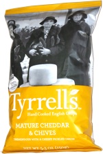 Tyrrells Hand Cooked English Chips Mature Cheddar & Chives