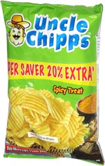 Uncle Chipps Spicy Treat Potato Chips
