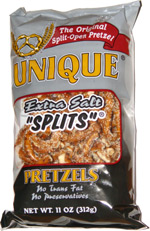 Unique Pretzels Extra Salt Splits
