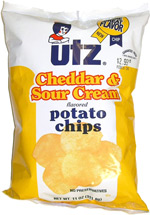 Utz Cheddar & Sour Cream Potato Chips