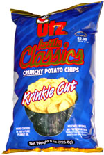 Utz Kettle Classics Crunchy Potato Chips Krinkle Cut
