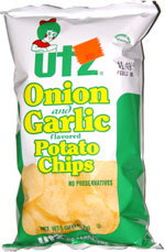 Utz Onion and Garlic Potato Chips