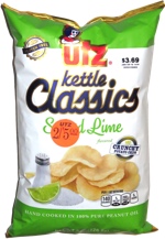 Utz Kettle Classics Salted Lime Crunchy Potato Chips