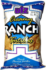 Utz Creamy Ranch Tortillas