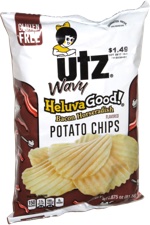 Utz Wavy HeluvaGood! Bacon Horseradish Potato Chips
