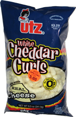 Utz White Cheddar Curls