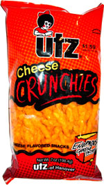 Utz Cheese Crunchies Cheese Flavored Snacks