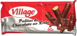 Village Palitos de Chocolate ao Leite