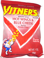 Vitner's Ridgett Style Hot Wings & Blue Cheese Potato Chips