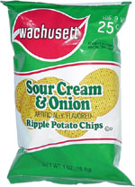 Wachusett Sour Cream & Onion Ripple Potato Chips