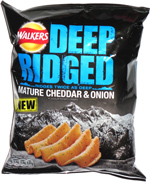 Walkers Deep Ridged Mature Cheddar & Onion