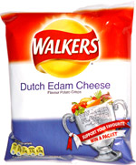 Walkers Dutch Edam Cheese Flavour Potato Crisps