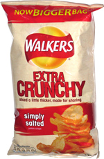 Walkers Extra Crunchy Simply Salted Potato Crisps