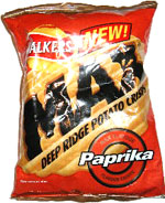 Walkers Max Paprika Deep Ridge Potato Crisps