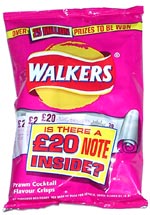 Walkers Prawn Cocktail Flavour Crisps