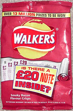 Walkers Crisps Smoky Bacon Flavour