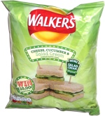 Walkers Cheese, Cucumber & Salad Cream Flavour Potato Crisps