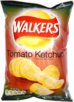 Walkers Tomato Ketchup Flavour Potato Crisps