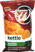 Wegmans Kettle Cooked Potato Chips Jalapeño Flavored