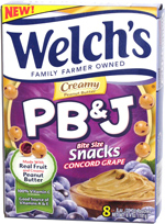 Welch's PB & J Bite Size Snacks Concord Grape
