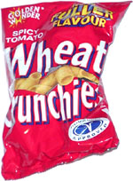 Golden Wonder Wheat Crunchies Spicy Tomato Flavour