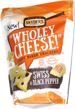 Snyder's of Hanover Wholey Cheese! Swiss & Black Pepper