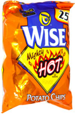 Wise Mighty Hot Potato Chips
